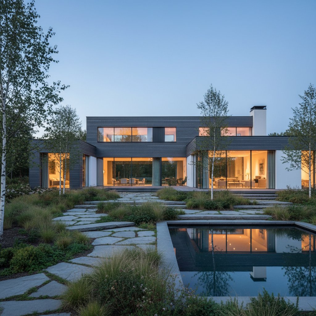 Contemporary family residence in Surrey